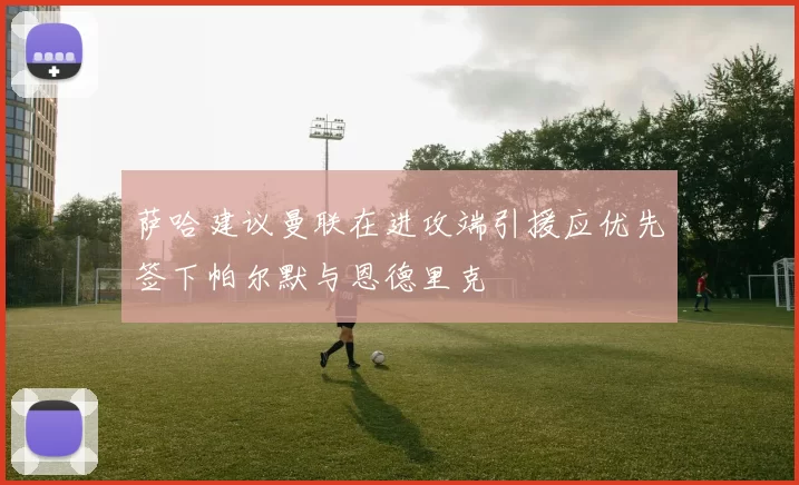 萨哈建议曼联在进攻端引援应优先签下帕尔默与恩德里克